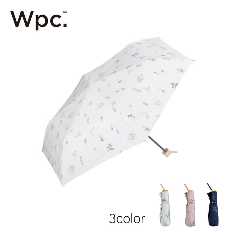 Wpc. 折りたたみ日傘 遮光ボタニカmini