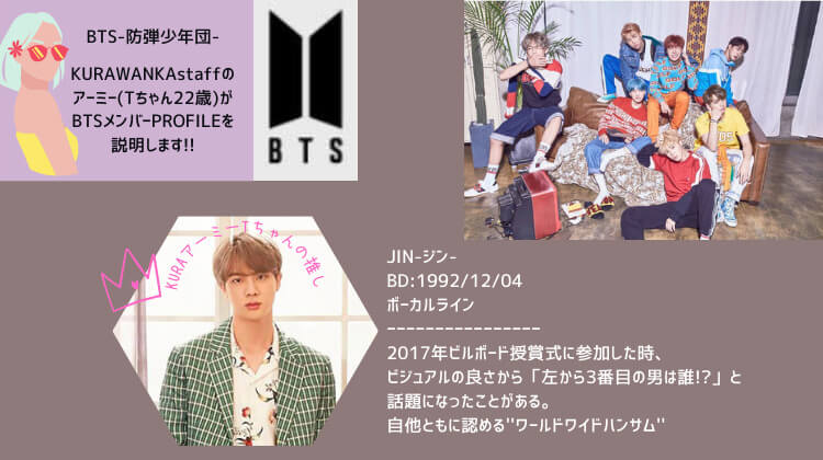 BTSメンバープロフィール