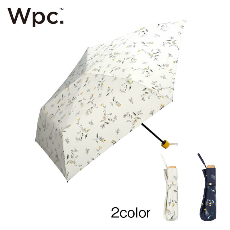 Wpc.折りたたみ日傘 遮光軽量木の実mini